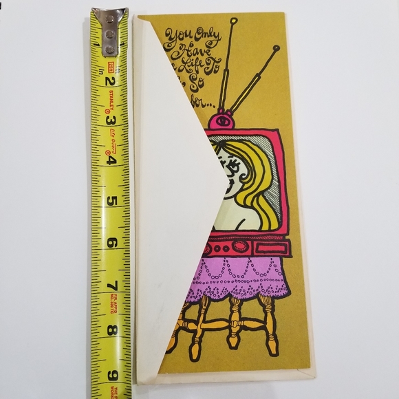 1969 Hi Brows American Greetings Birthday Card - Picture 8 of 8